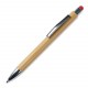 Stylo-stylet New York en bambou, Couleur : Rouge