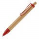 Stylo bille Woody , Couleur : Rouge