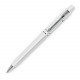 Stylo Raja Chrome Recycled opaque, Couleur : Blanc