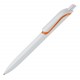 Stylo bille Click-Shadow protect, Couleur : Blanc / Orange
