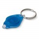 Mini porte-clés avec lampe, Couleur : Bleu Foncé Givré