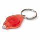 Mini porte-clés avec lampe, Couleur : Rouge