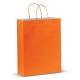 Sac papier Eco look grand, Couleur : Orange