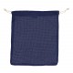 Sac couleurs porte-nourriture, réutilisable, en coton OEKO-TEX® 25x30cm, Couleur : Bleu Foncé