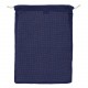 Sac couleurs porte-nourriture, réutilisable, en coton OEKO-TEX® 30x40cm, Couleur : Bleu Foncé