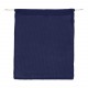 Sac couleurs porte-nourriture, réutilisable, en coton OEKO-TEX® 40x45cm, Couleur : Bleu Foncé