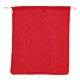 Sac couleurs porte-nourriture, réutilisable, en coton OEKO-TEX® 40x45cm, Couleur : Rouge