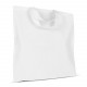 Sac shopping OEKO-TEX ® couleur court 140g/m² 38 x 42 cm, Couleur : Blanc