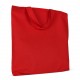 Sac shopping OEKO-TEX ® couleur court 140g/m² 38 x 42 cm, Couleur : Rouge
