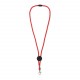 Lanyard Paracord, Couleur : Rouge, Taille : 