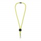 Lanyard Paracord, Couleur : Jaune Fluo, Taille : 
