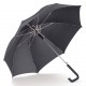Parapluie 23”, Couleur : Noir / Gris