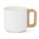 Mug céramic thermo Thames 330ml, Couleur : Blanc