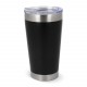 Mug céramic thermo avec couvercle Cango 500ml, Couleur : Noir