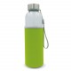 Bouteille d’eau en verre avec fourreau 500ml, Couleur : Transparent Vert Clair
