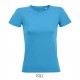 Tee Shirt SOL'S REGENT FIT Femme, Couleur : Aqua, Taille : S