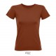 Tee Shirt SOL'S REGENT FIT Femme, Couleur : Terracotta, Taille : S