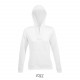 Sweat SOL'S SPENCER Femme, Couleur : Blanc, Taille : XS