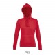 Sweat SOL'S SPENCER Femme, Couleur : Rouge, Taille : XS