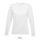 Sweat SOL'S SULLY Femme, Couleur : Blanc, Taille : XS
