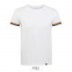 Tee Shirt SOL'S RAINBOW Homme, Couleur : Blanc / Multicouleur, Taille : S