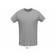 Tee Shirt SOL'S MARTIN Homme, Couleur : Gris Chiné, Taille : XS