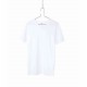 T-shirt Bio Homme 185 g Spécial Marquage Quadri, Couleur : Blanc, Taille : S