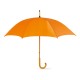 Parapluie avec poignée en bois, Couleur : Orange
