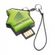 Clés USB publicitaires personnalisées Memohouse, Couleur : Noir, Capacité des clés USB : 1 Go