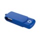 Clés USB Recycloflash, Couleur : Bleu, Capacité des clés USB : 1 Go