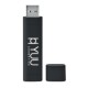 Clé USB logo lumineux 3, Couleur : Noir, Capacité des clés USB : 1 Go