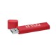Clé USB logo lumineux 3, Couleur : Rouge, Capacité des clés USB : 1 Go