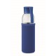 Bouteille verre recyclé 500 ml , Couleur : Bleu Royal