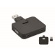 Hub USB 4 ports et câble 20cm  , Couleur : Noir