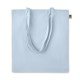 Sac shopping en coton biologique 140 gr/m², Couleur : Bleu Ciel