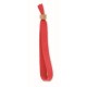 Bracelet événementiel avec fermeture par anneau en bambou, Couleur : Rouge