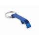 Porte-clés décapsuleur en aluminium recyclé, Couleur : Bleu