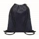 Grand sac à cordon 300D RPET , Couleur : Bleu