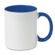 Mug coloré à l'intérieur pour Marquage Quadri, Couleur : Bleu Royal