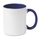 Mug coloré à l'intérieur pour Marquage Quadri, Couleur : Bleu Marine