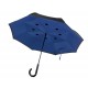 Parapluie fermeture réversible , Couleur : Bleu Roi