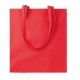 Sac shopping coton 180 gr/m², Couleur : Rouge