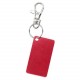 Porte-clés plaqué aluminium, Couleur : Rouge Foncé