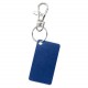 Porte-clés plaqué aluminium, Couleur : Bleu Marine