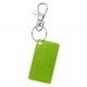 Porte-clés plaqué aluminium, Couleur : Vert Anis