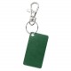 Porte-clés plaqué aluminium, Couleur : Vert Forêt