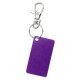 Porte-clés plaqué aluminium, Couleur : Violet