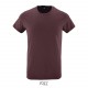 Tee Shirt SOL'S REGENT FIT, Couleur : Oxblood, Taille : XS