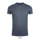 Tee Shirt SOL'S IMPERIAL FIT, Couleur : Denim Chiné, Taille : S