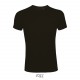 Tee Shirt SOL'S IMPERIAL FIT, Couleur : Noir Profond, Taille : S